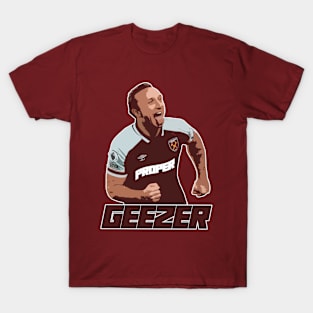 Eastend Cockney Guv'nor - Mark Noble - PROPER GEEZER T-Shirt